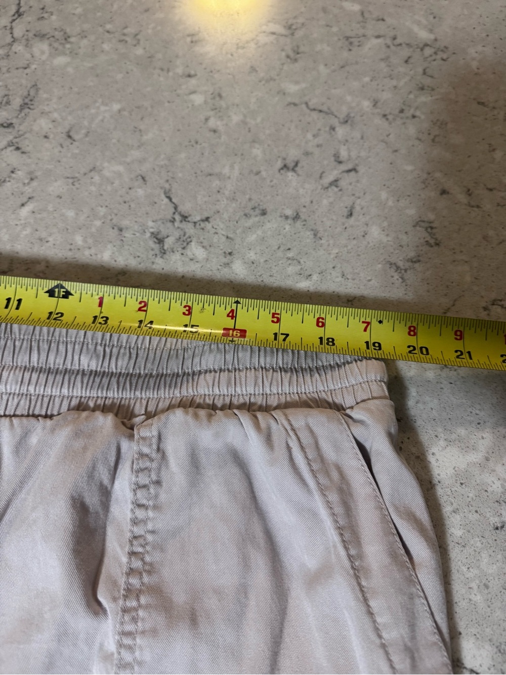 A new day Light Khaki Drawstring Womens Jogger Pants - Picture 5 of 8